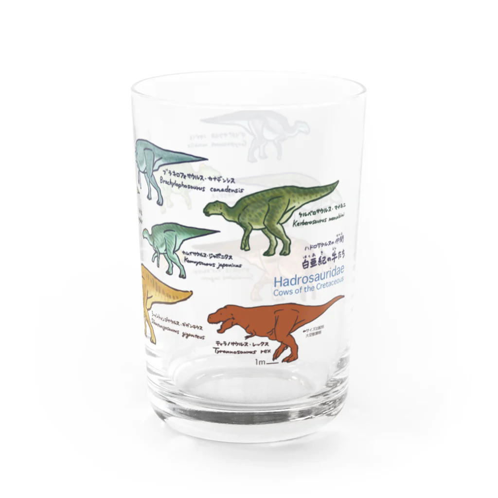 segasworksの白亜紀の牛たち Water Glass :right