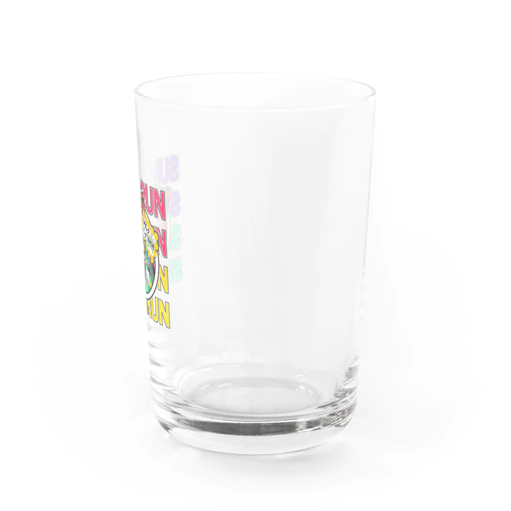 AZMのるんたまデフォルメロゴ黄 Water Glass :right