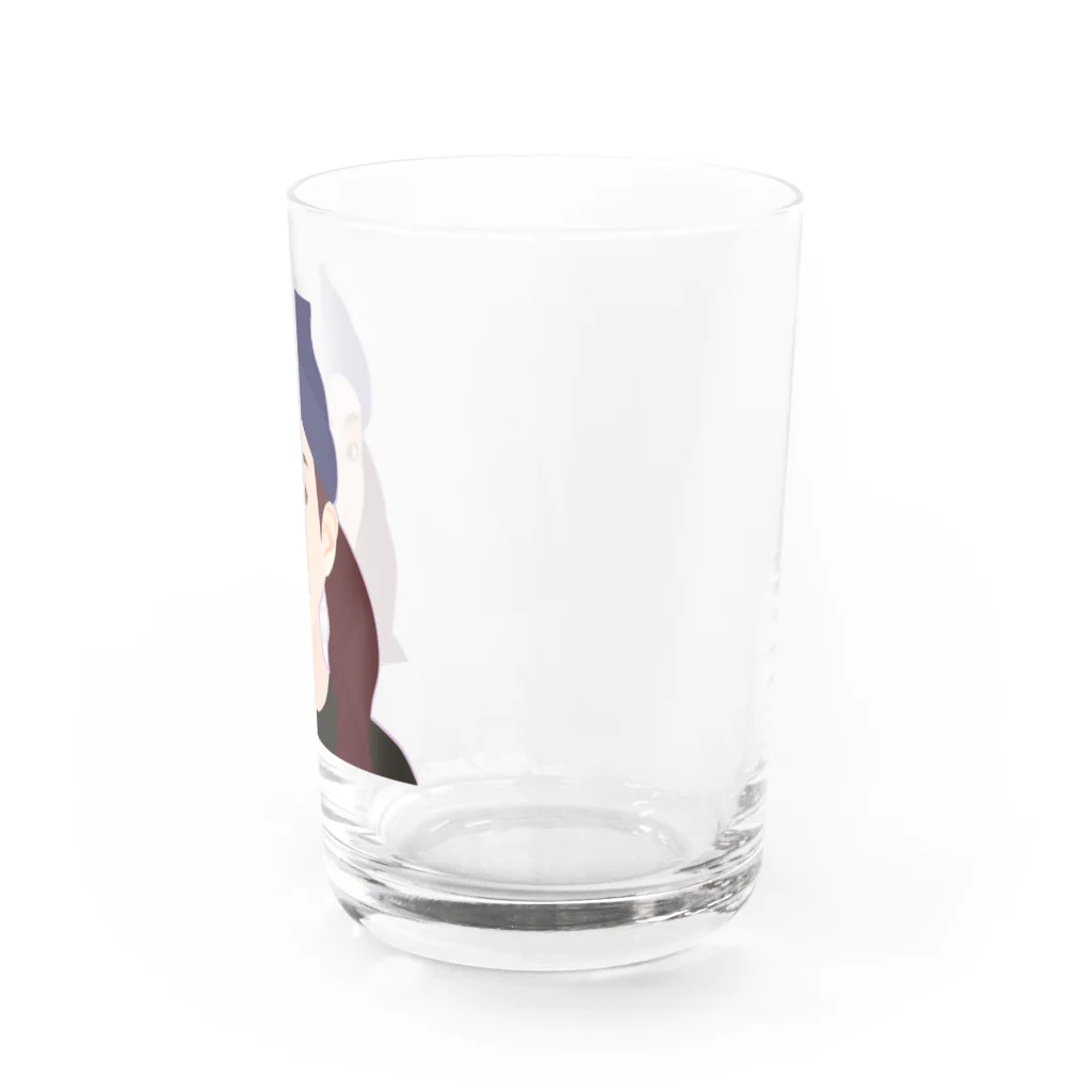 おちびのグッズ販売❤️のイラストおちび！ Water Glass :right