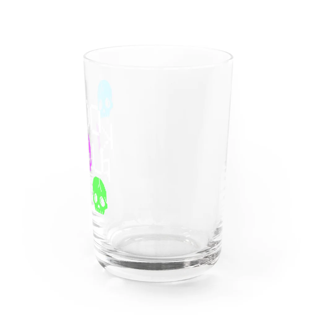 Siderunの館 B2の３色のドットドクロさん Water Glass :right