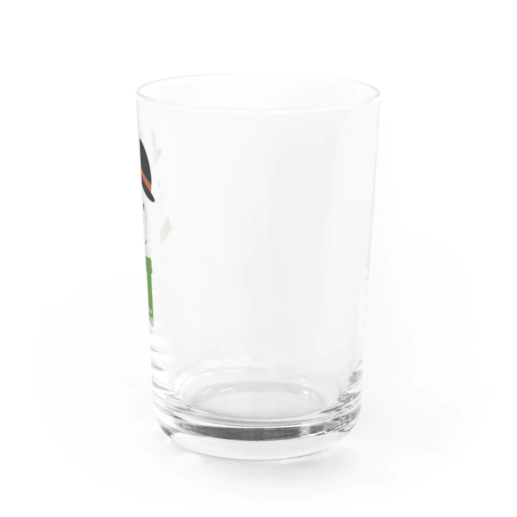 はちよんごのスノーマン Water Glass :right