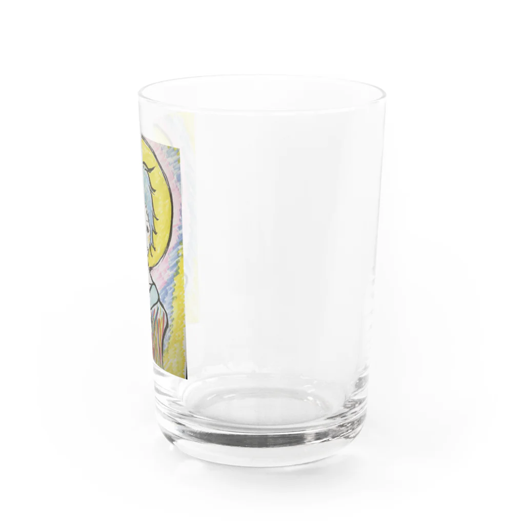 ベーグルの水色の子 Water Glass :right