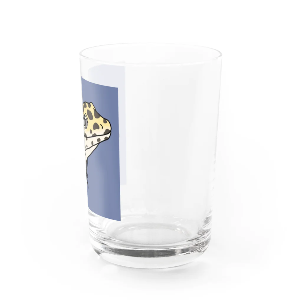 あーと屋さんのパーカーレオパさん Water Glass :right