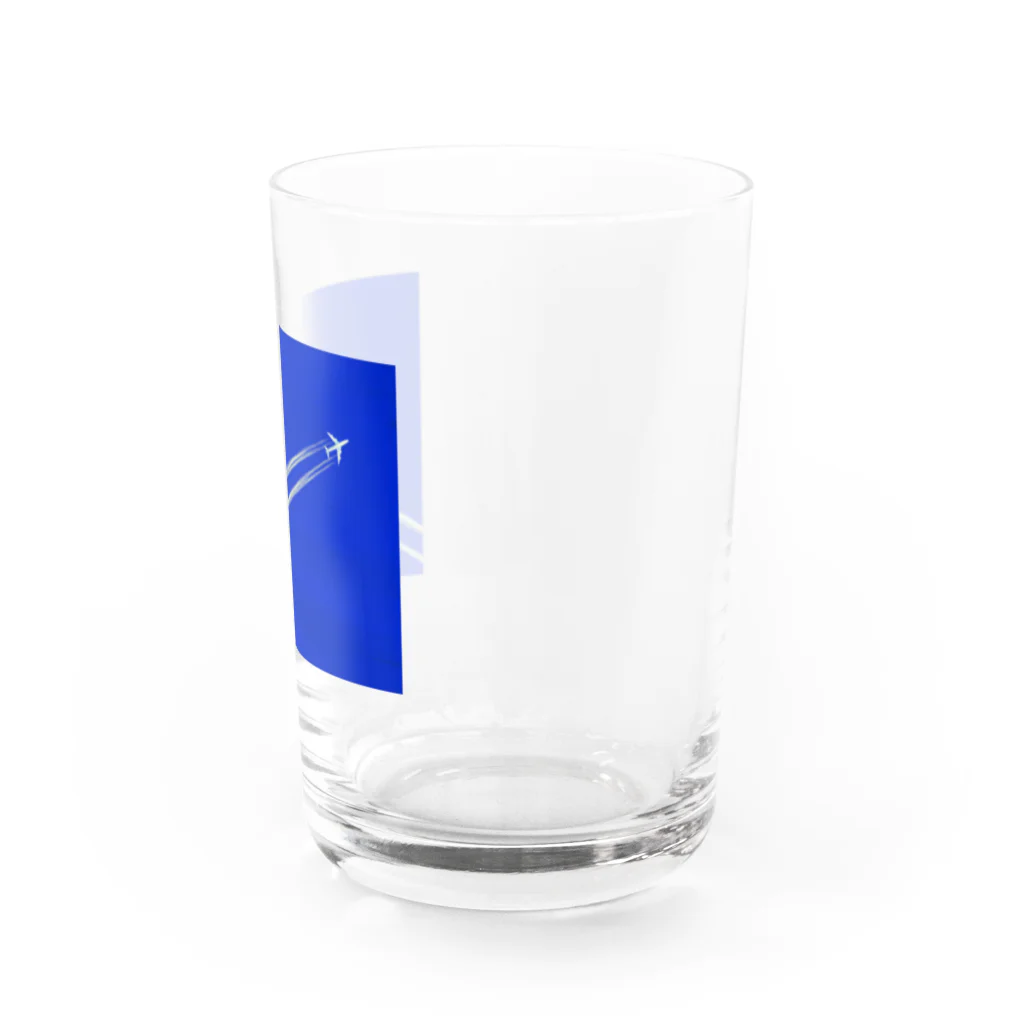 heyhhの飛行機雲 Water Glass :right