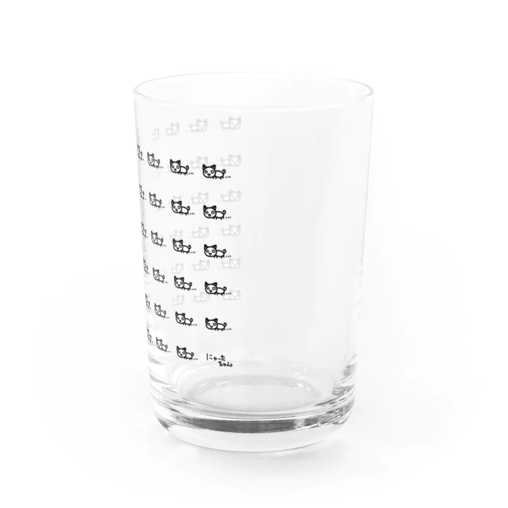 のほほん屋のにゃーたちゃん柄 Water Glass :right