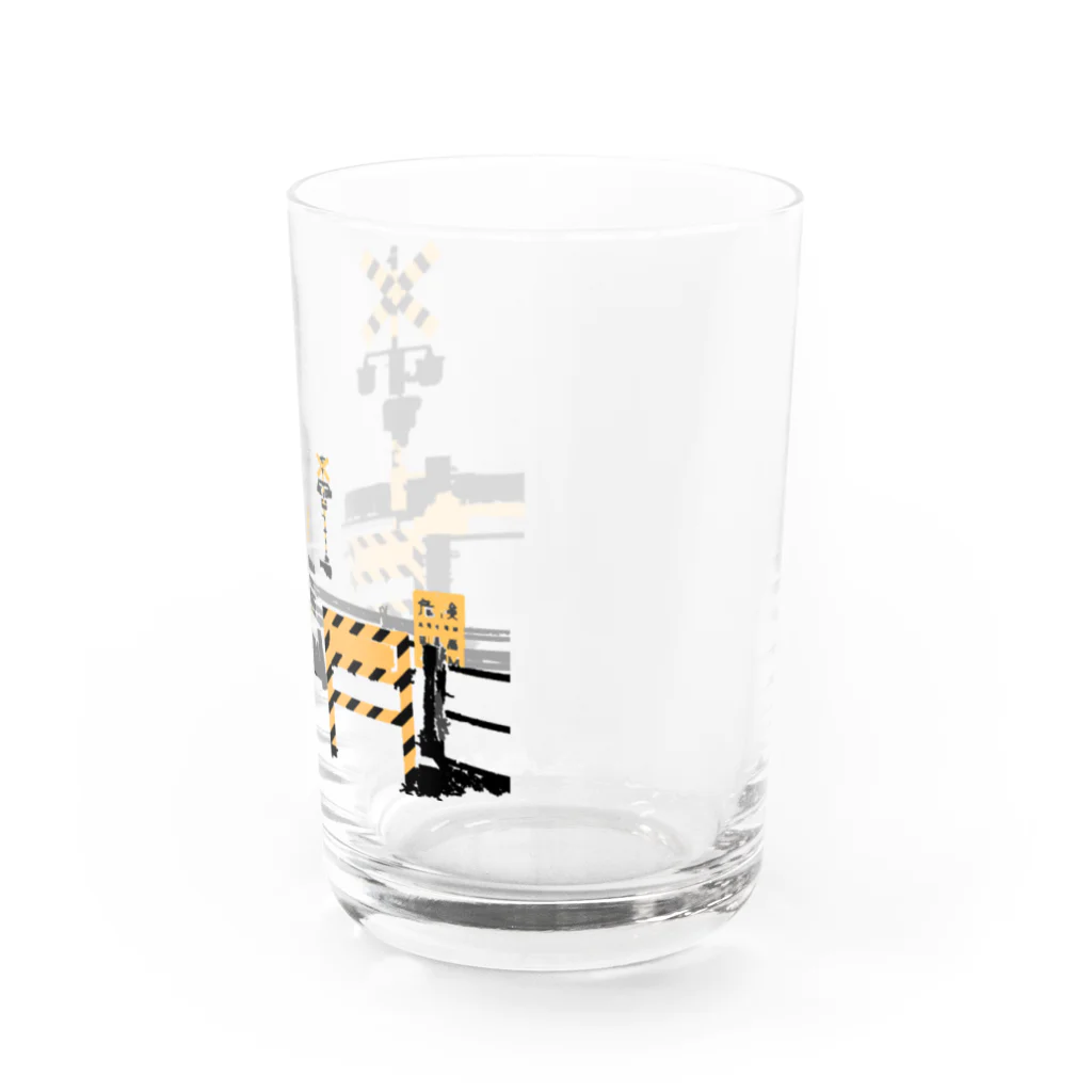 maromiyaの踏切 Water Glass :right