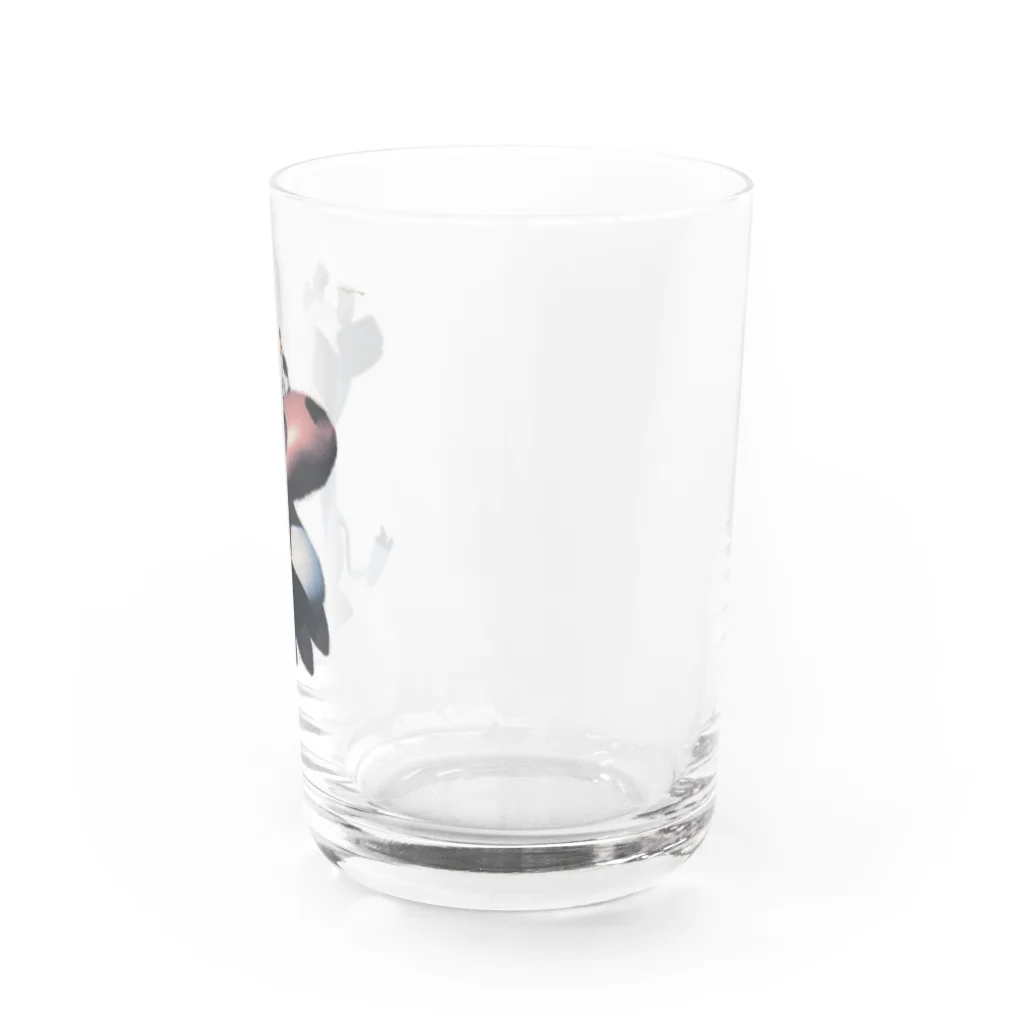 めめんともり子商店のぽり牛 Water Glass :right