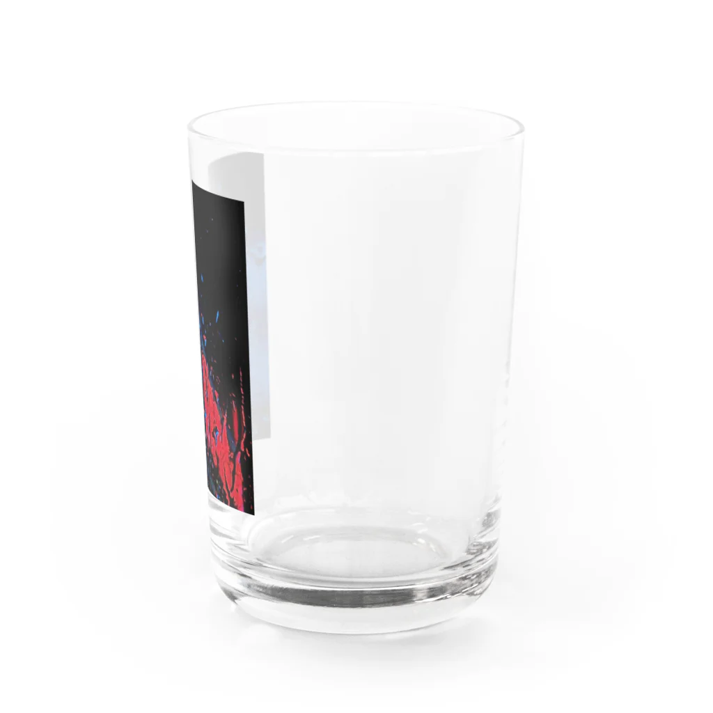 Ueda TakayasuのBlue & Red Water Glass :right