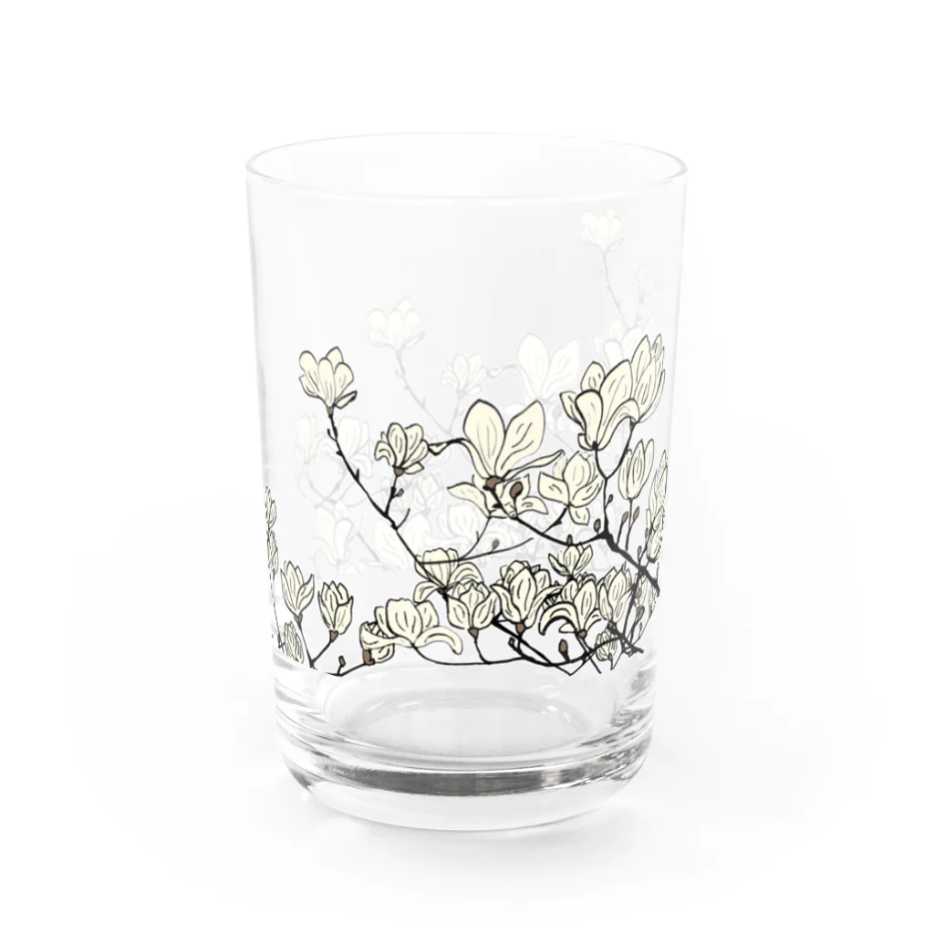 文乃の白木蓮のグラス Water Glass :right