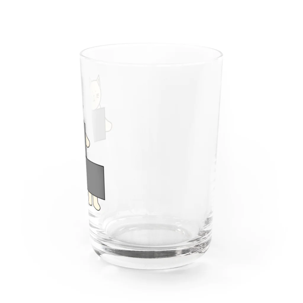 ＋Whimsyのイリュージョンねこ Water Glass :right