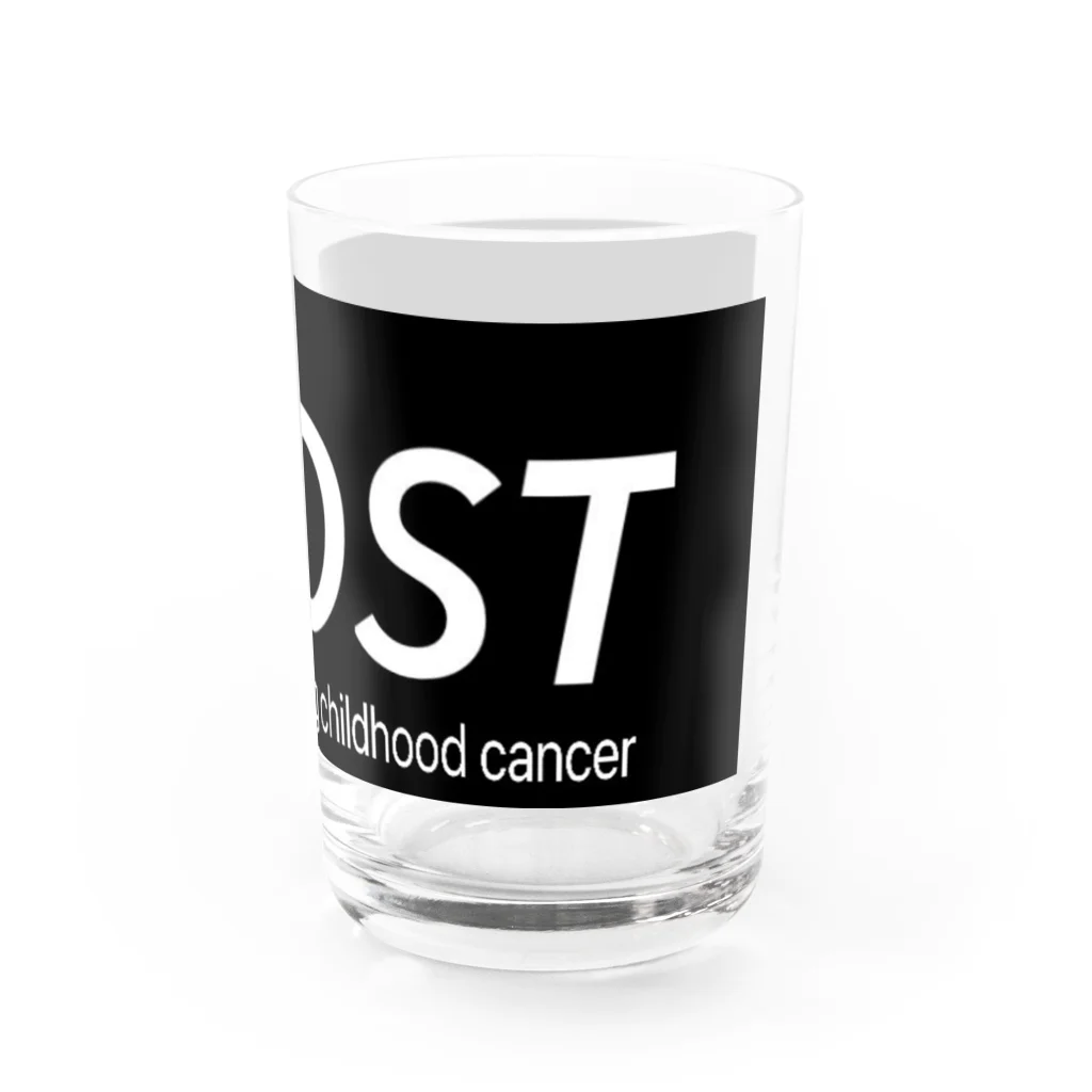 IOST_Supporter_CharityのIOST ロゴ+  Water Glass :right