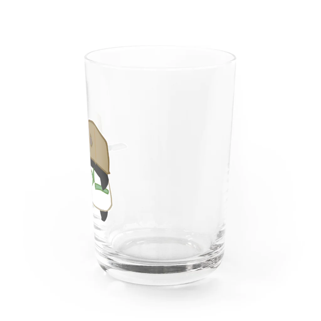 うさやの正体不明の悪者団【パンダ】 Water Glass :right