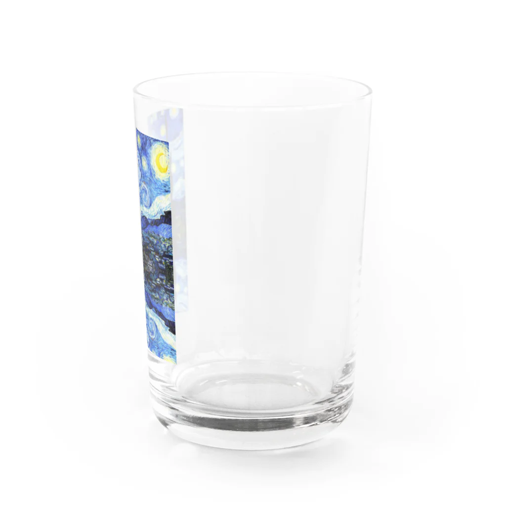 030のゴッホ＠星月夜 Water Glass :right