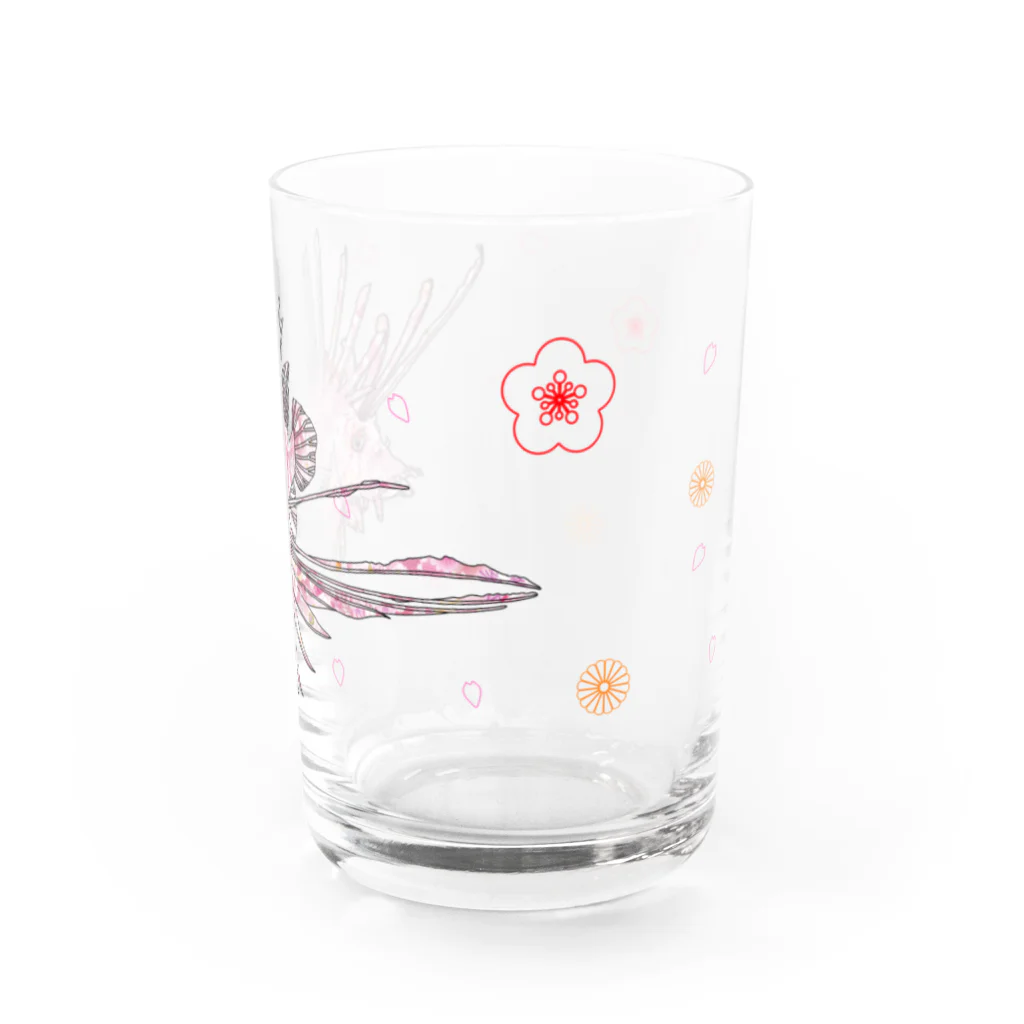 Suzumushi524の春の花ミノカサゴ Water Glass :right