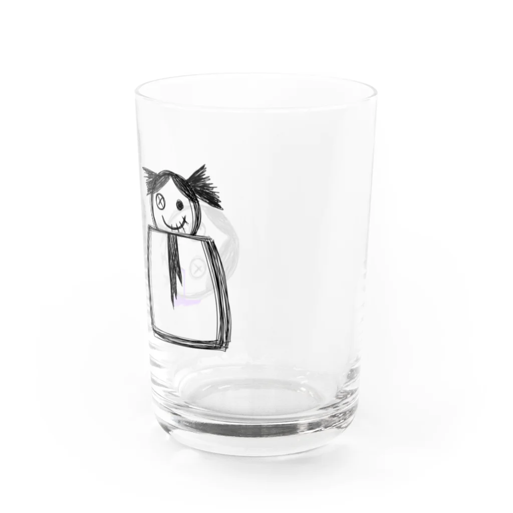PULL OUTのおとうさん Water Glass :right