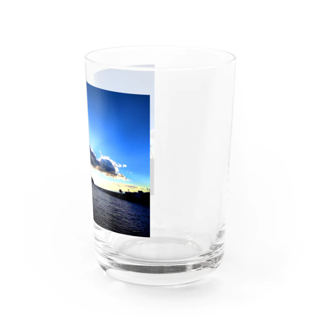 らんすけふぉとの江ノ島の空 Water Glass :right