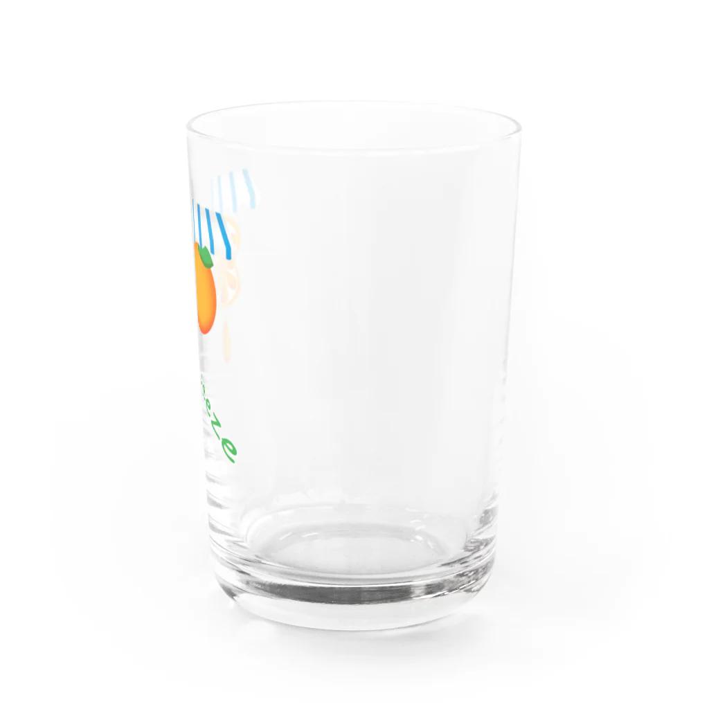 satoharuのオレンジ　ぎゅぎゅぎゅっ Water Glass :right