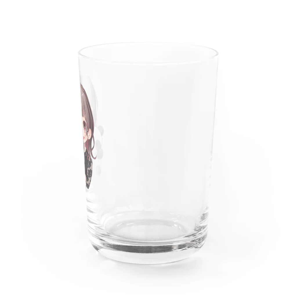 ゆいぱんちゃん🐼のおんなのことぱんだ Water Glass :right