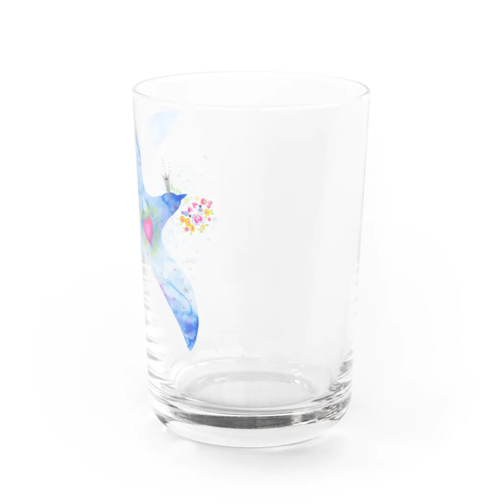 tetote ai design hut ～森の中のデザイン制作所～の「LOVE」 Water Glass :right