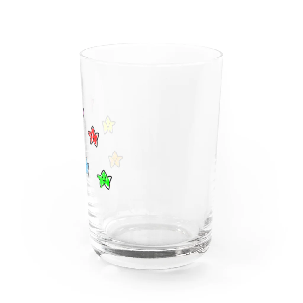 悠芽のひとでがたくさん Water Glass :right