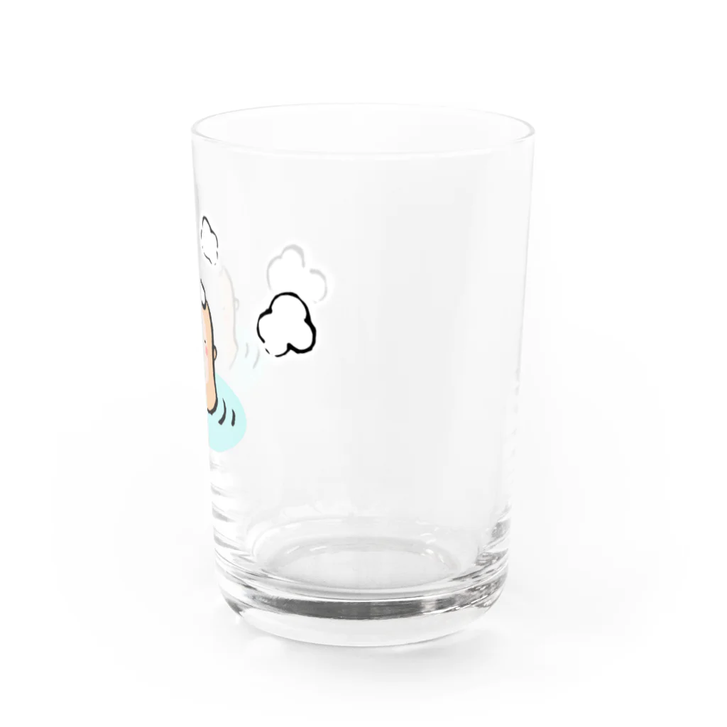 温泉グッズ@ブーさんとキリンの生活のサル温泉 Water Glass :right