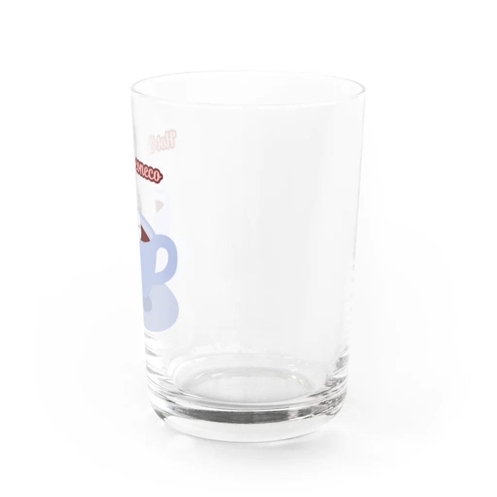 ハナのお店のホットチョコネーコ Water Glass :right