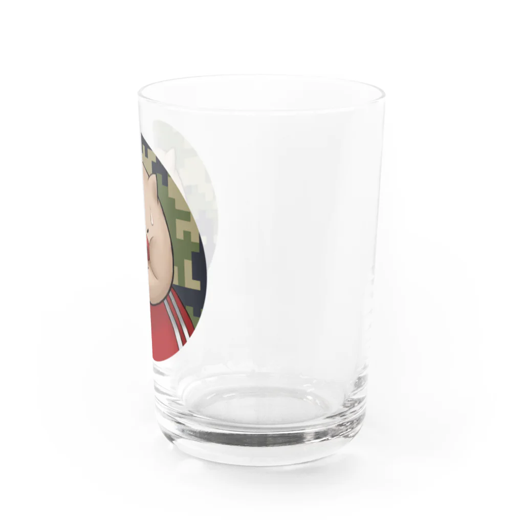 ぶったチャンネルのぶった汗迷彩Ver Water Glass :right