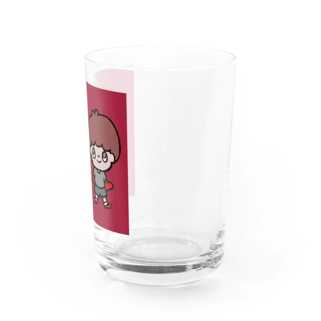 rurugirlの女の子男の子 Water Glass :right