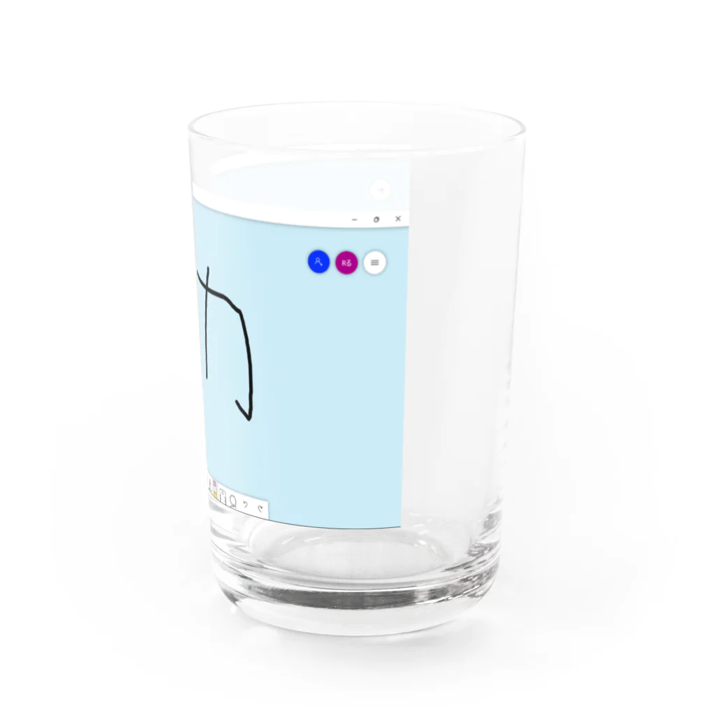 カエルくんの全力 Water Glass :right