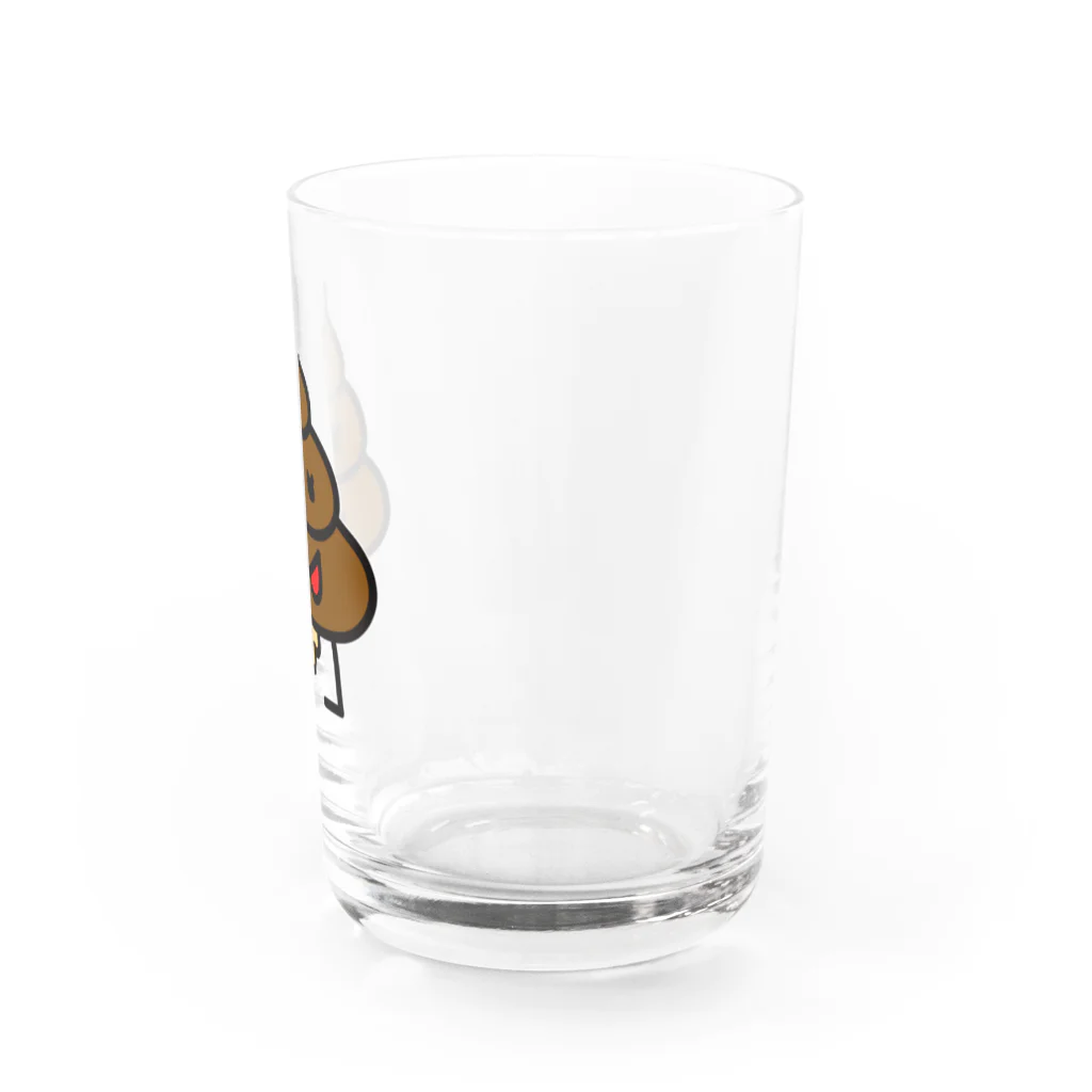 wajowのうんこちんちん丸 Water Glass :right