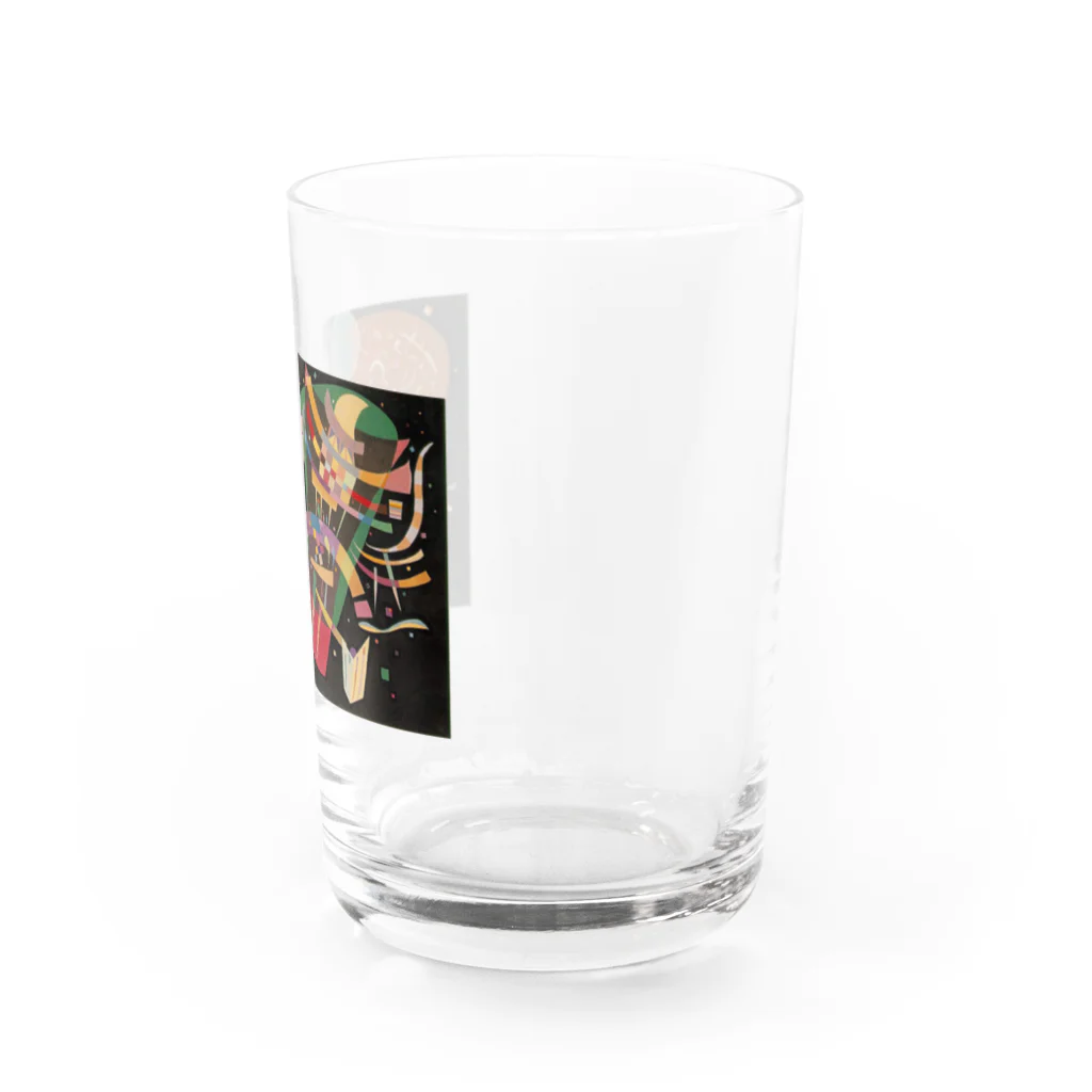 世界の絵画アートグッズのワシリー・カンディンスキー《コンポジション X》 Water Glass :right