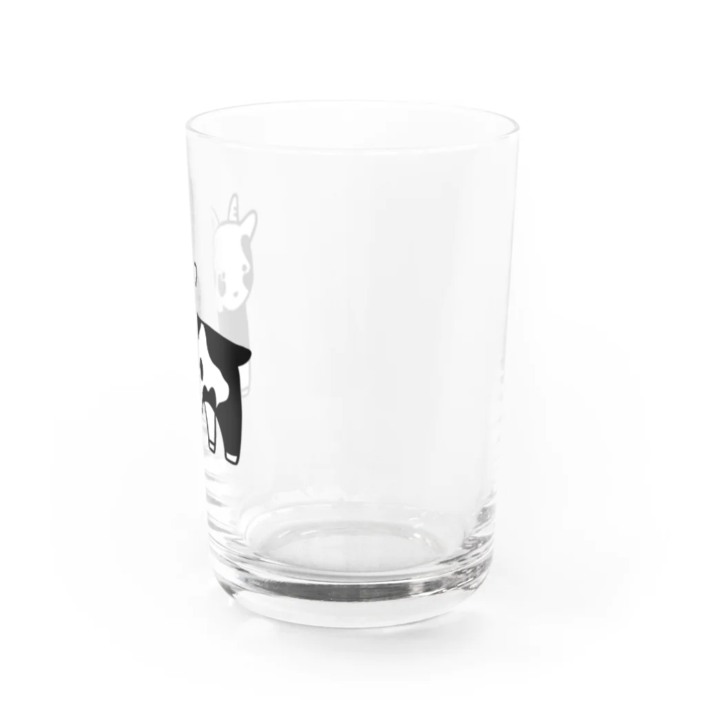 げんじぃの吉がけ牧場 / 76歳のヤギ飼いのヤギのあすか Water Glass :right