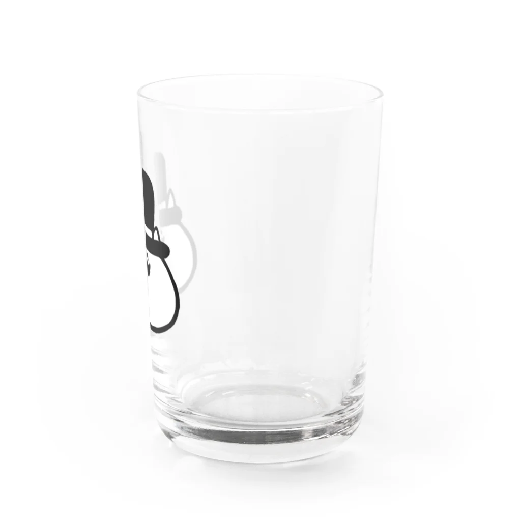 nyakamoの紳士猫 Water Glass :right