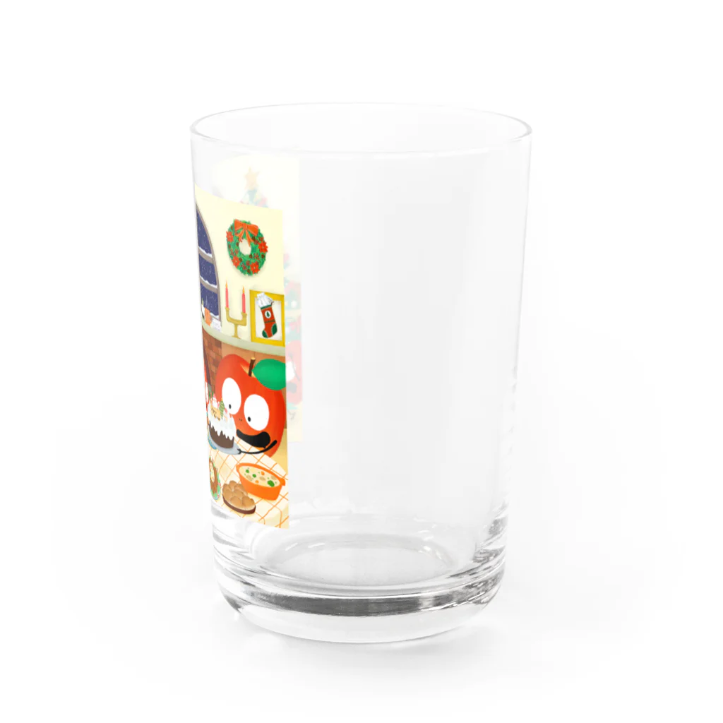 りんごくんのおみせの12月のりんごくん Water Glass :right