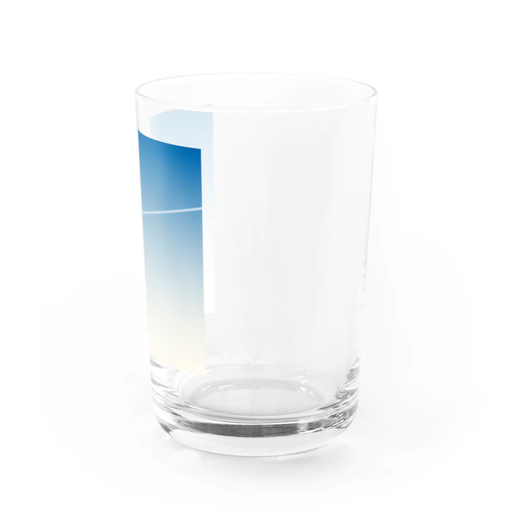 活動記録の飛行機雲 Water Glass :right