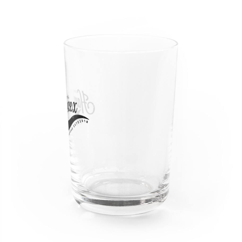 HAMROC de STORAGEのHAMROC extreme ロゴ (黒) Water Glass :right