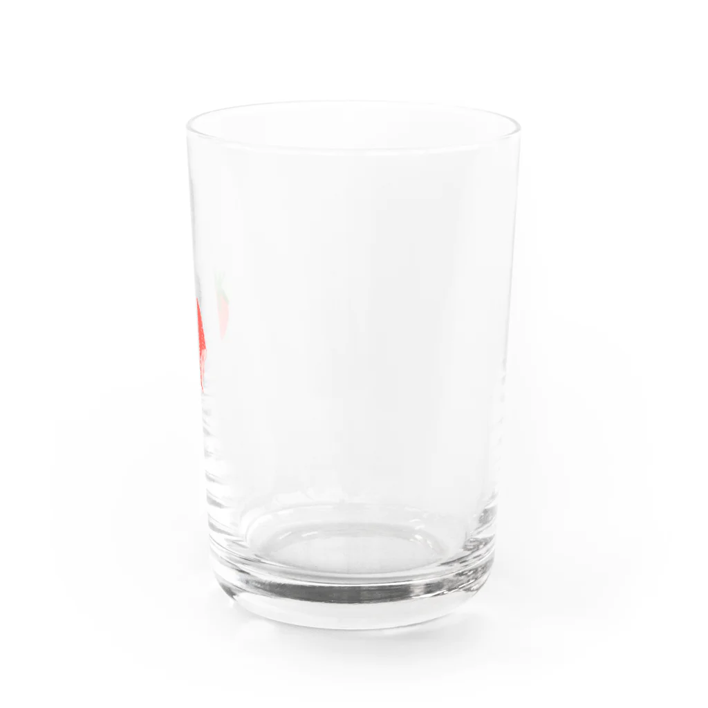 scbの食べかけいちご Water Glass :right