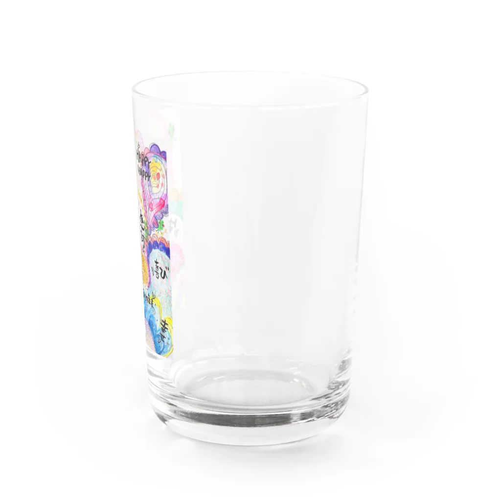 カエルモチーフオリジナル制作専門店のオリジナルカエルちゃん♡♡💓💞🐸 Water Glass :right