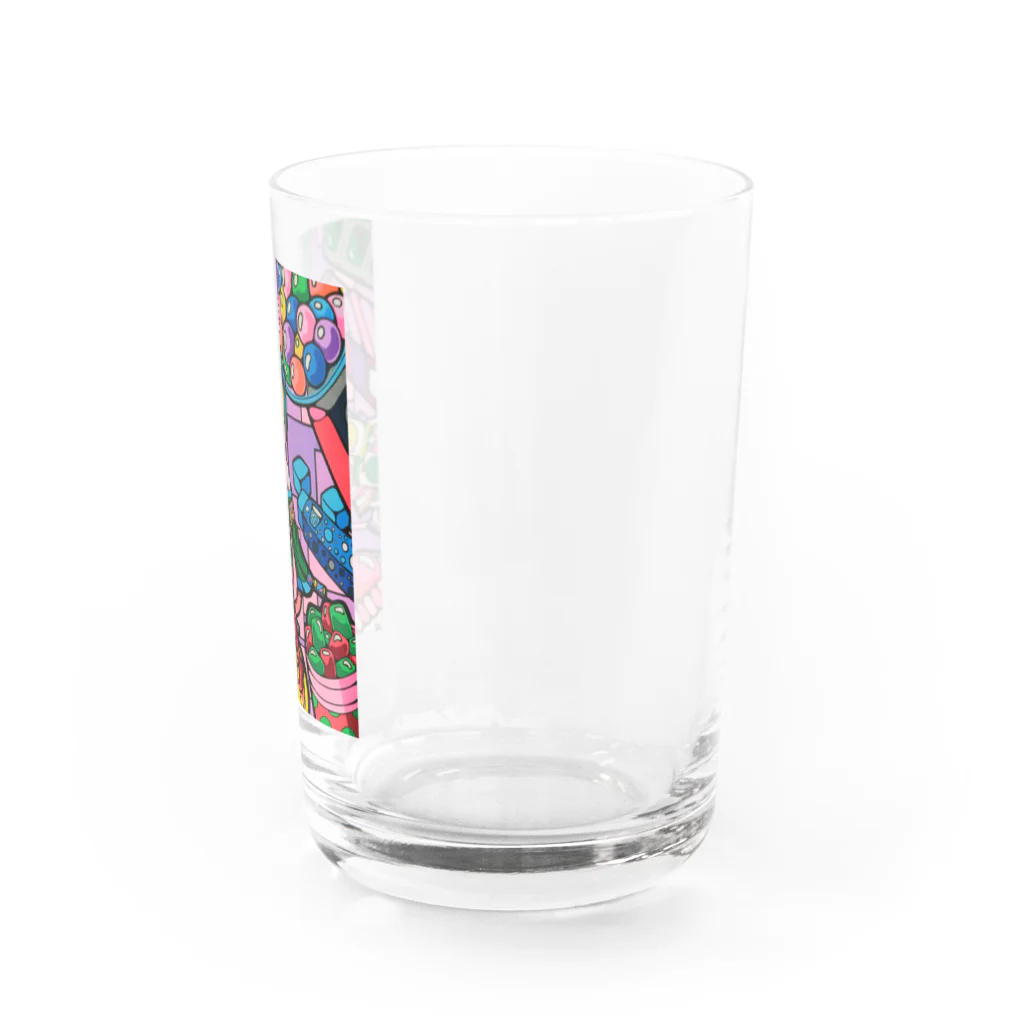 手首にシロップ。のガムちゃんとガム。 Water Glass :right