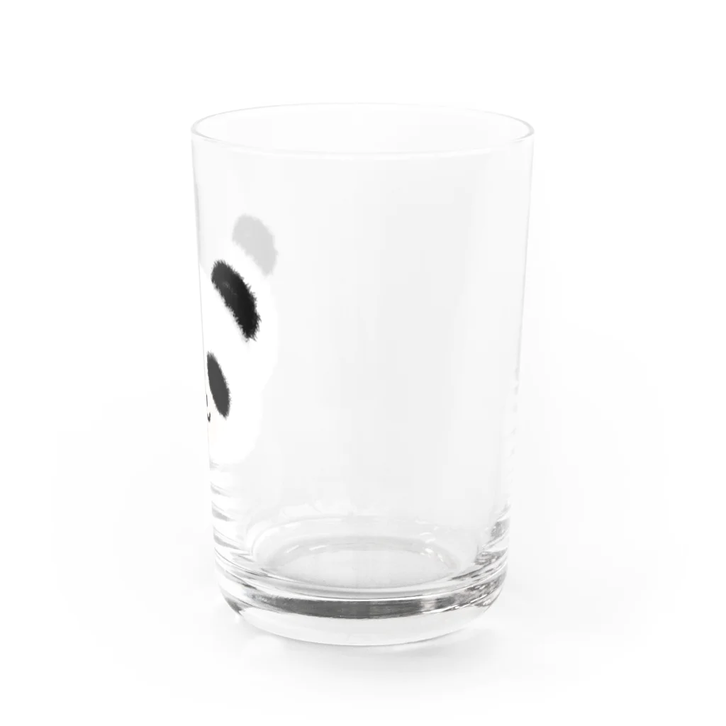 らくがきクオリティのふわふわパンダ Water Glass :right