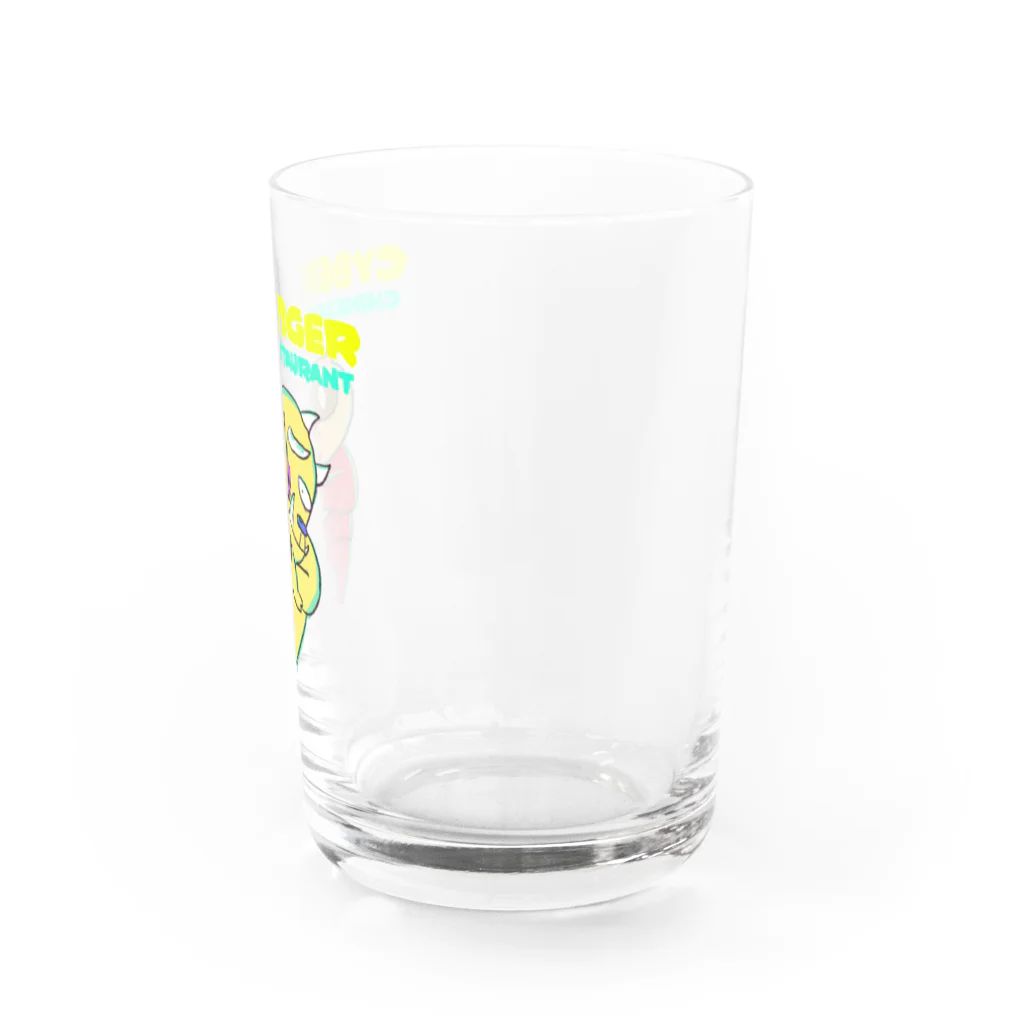 あし湯飯店  いやげ物POPUPのサイバータイアパ Water Glass :right