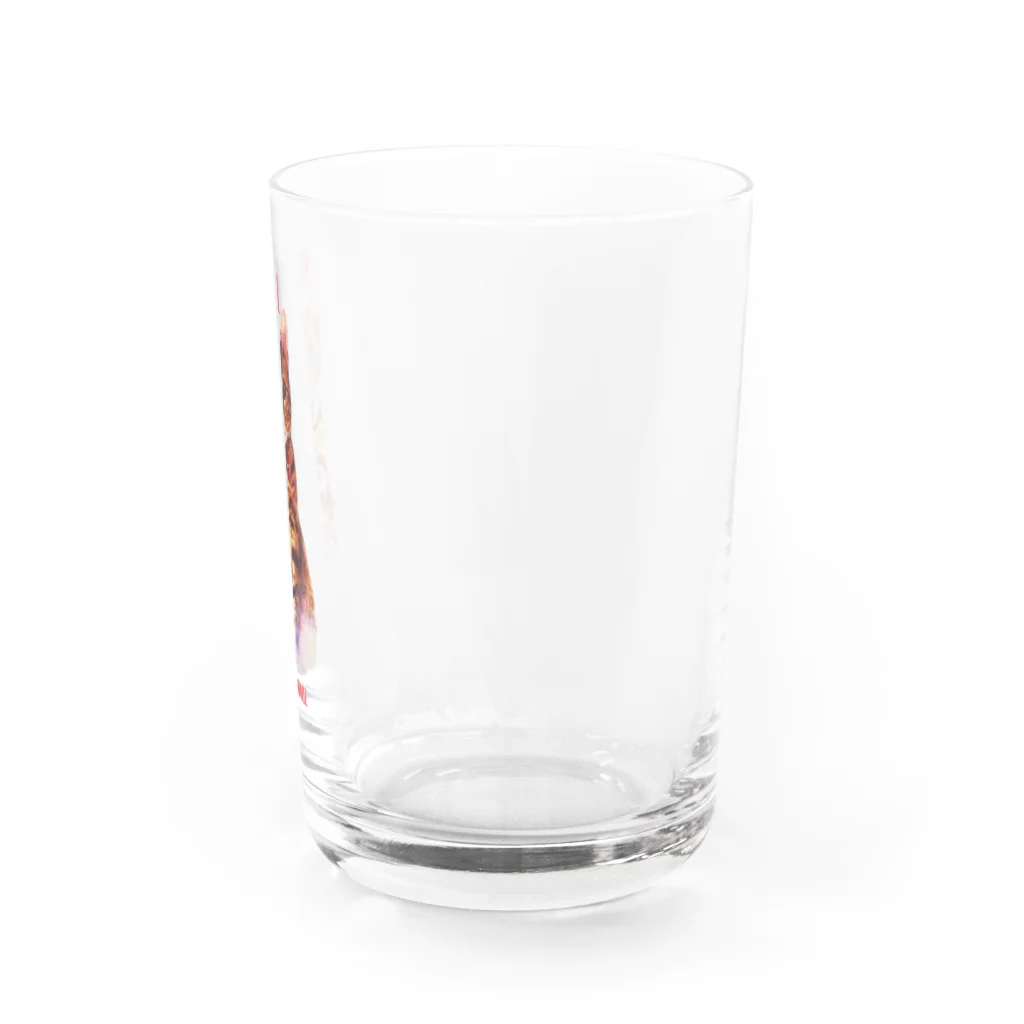 にゃんたまHOUSEのベルシルエット Water Glass :right