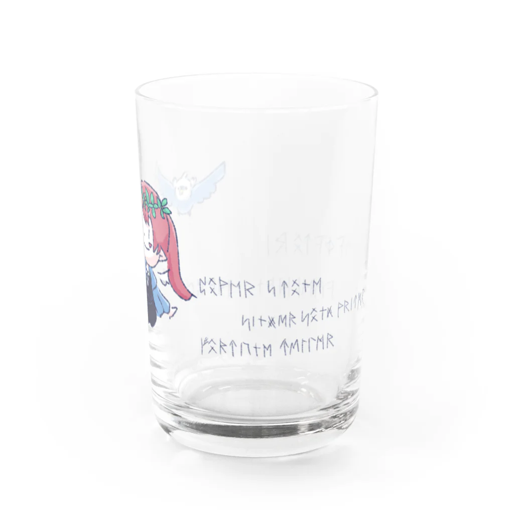 雨夜トリ🔮🦜の空を飛んで Water Glass :right