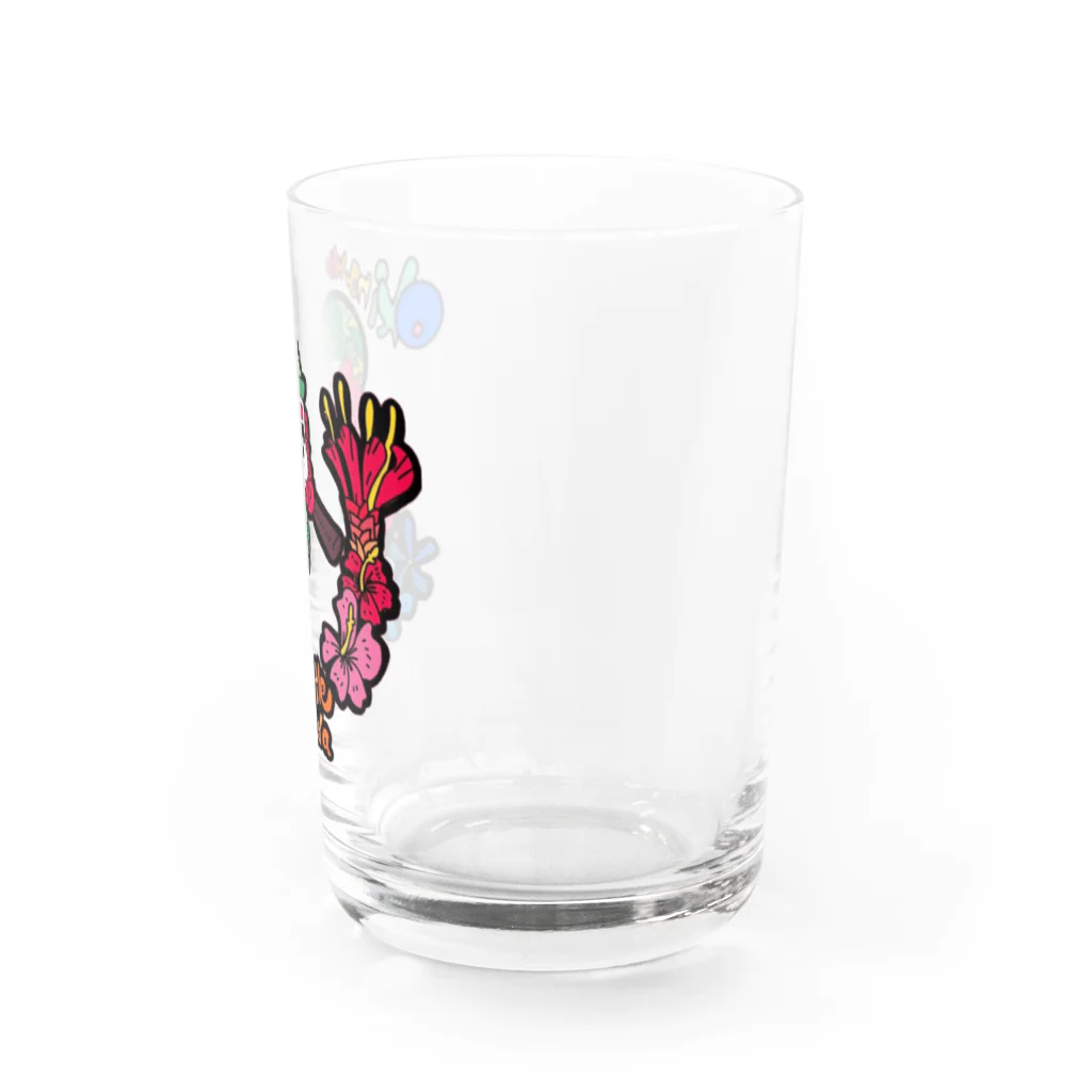 OKINAWA_LITTLE_PANDAのシーサーパンダ Water Glass :right