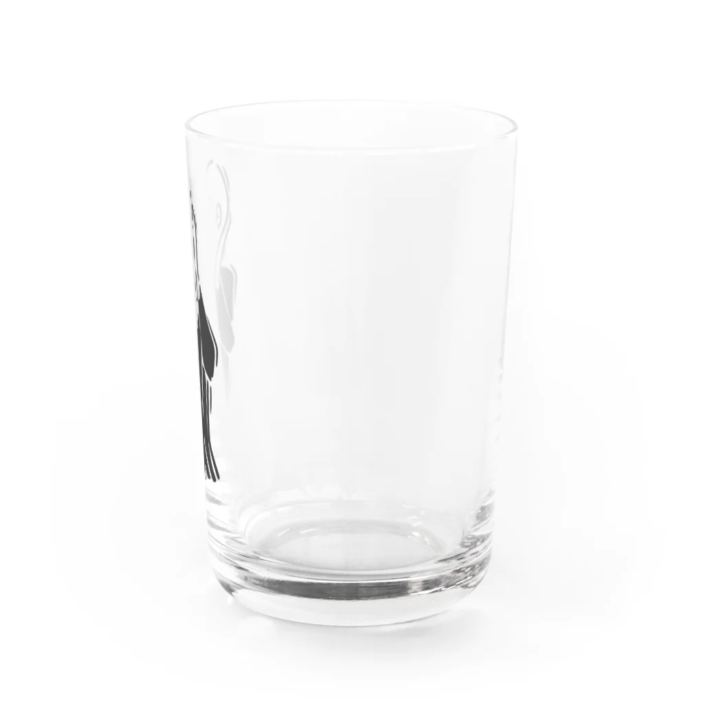 山形屋米店のムンクの叫び Water Glass :right