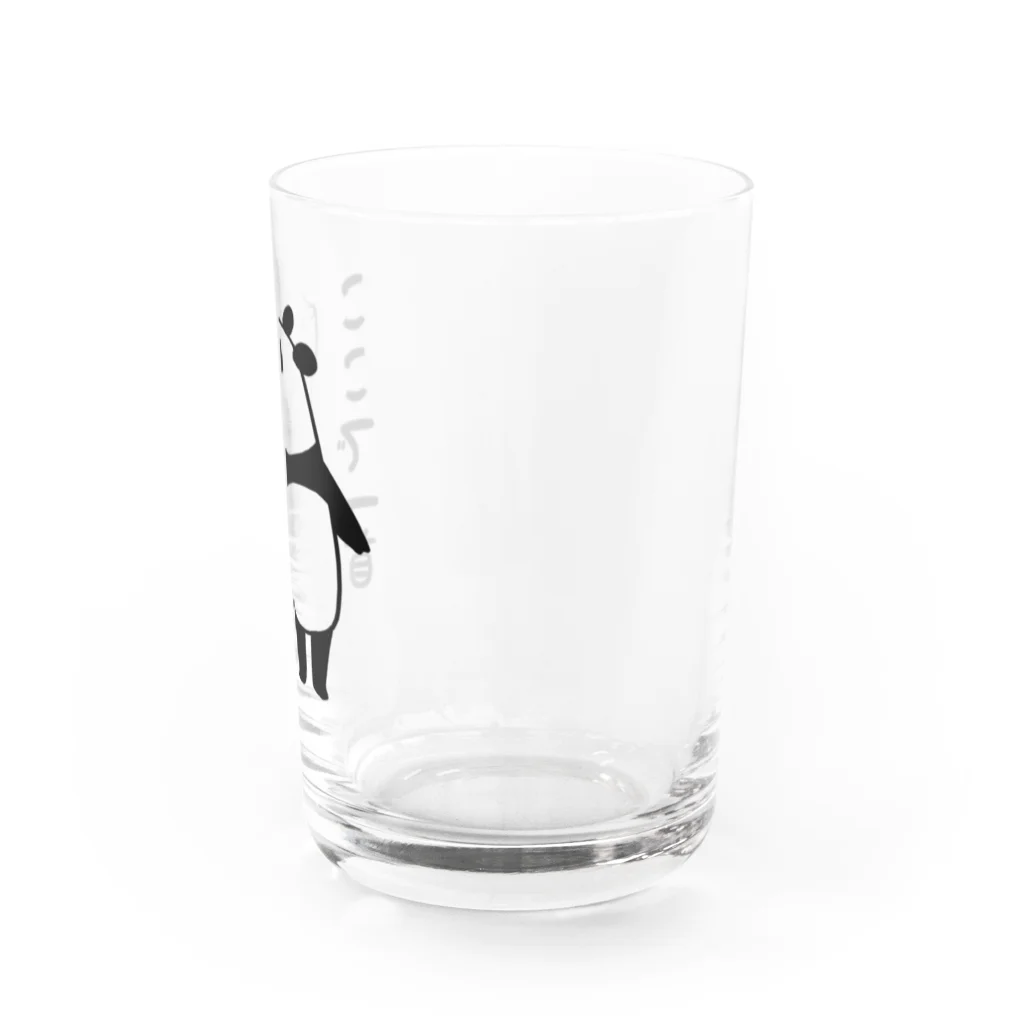 khgchrのここで一首／パンダ Water Glass :right