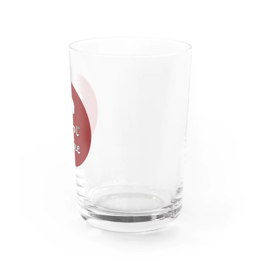 こひつじcoffeeのロゴマーク（ラウンド）/こひつじcoffee Water Glass :right