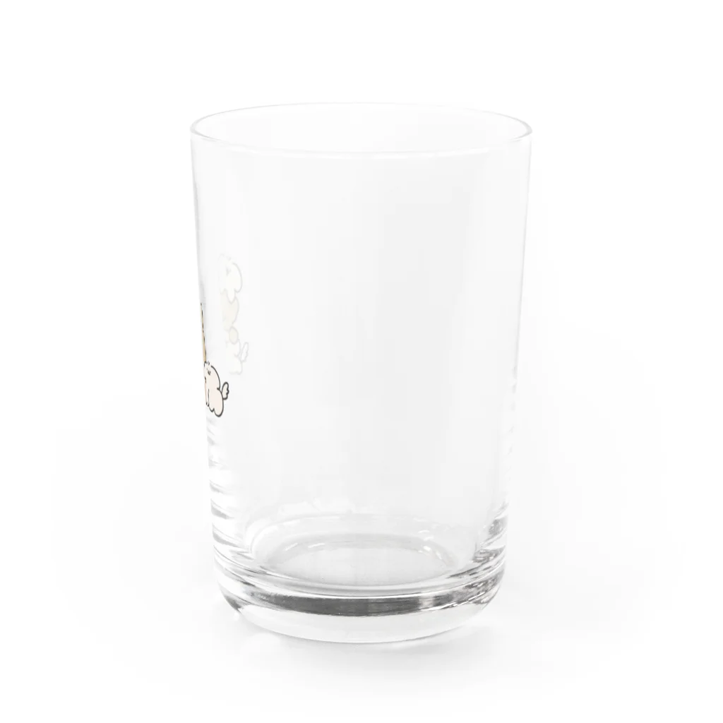 moguのくまちゃんとわんちゃん Water Glass :right