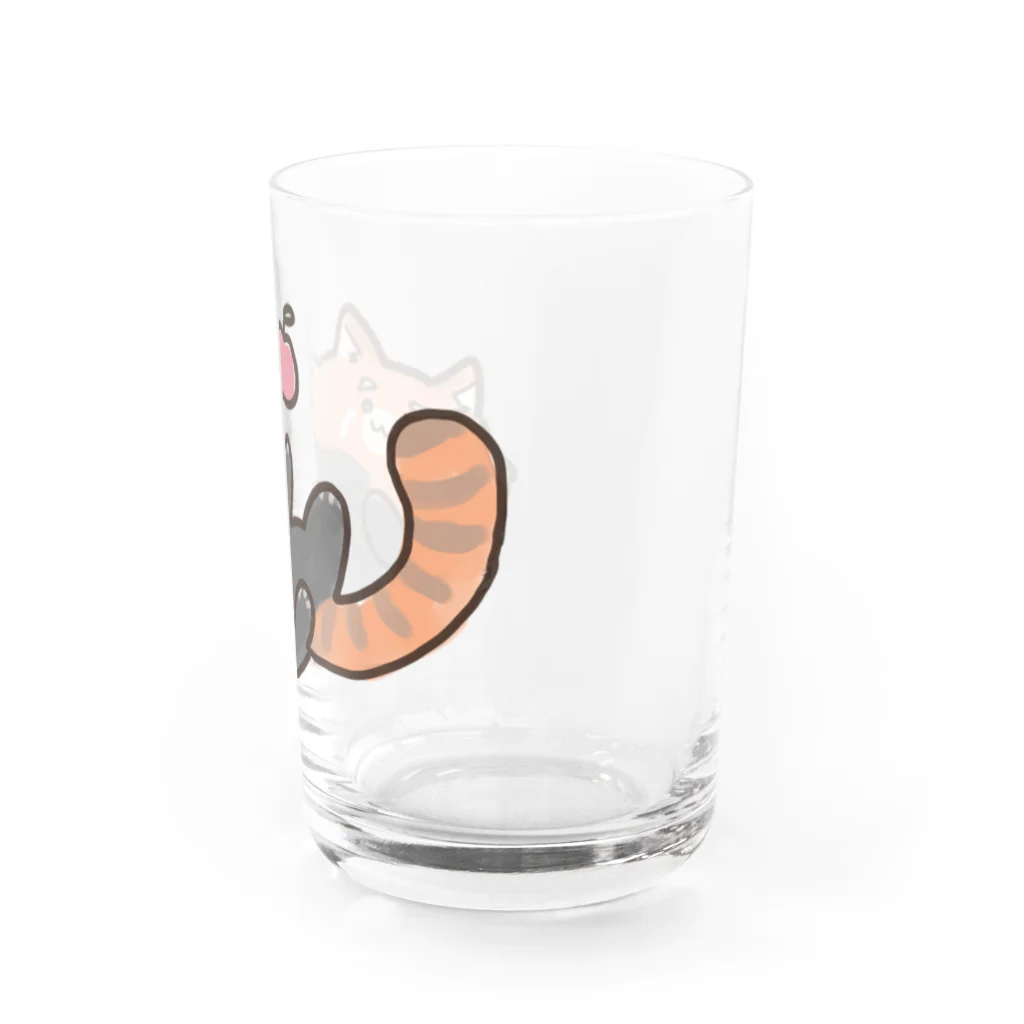 Knock Knock Knockのりんごを求めるれっぱん Water Glass :right