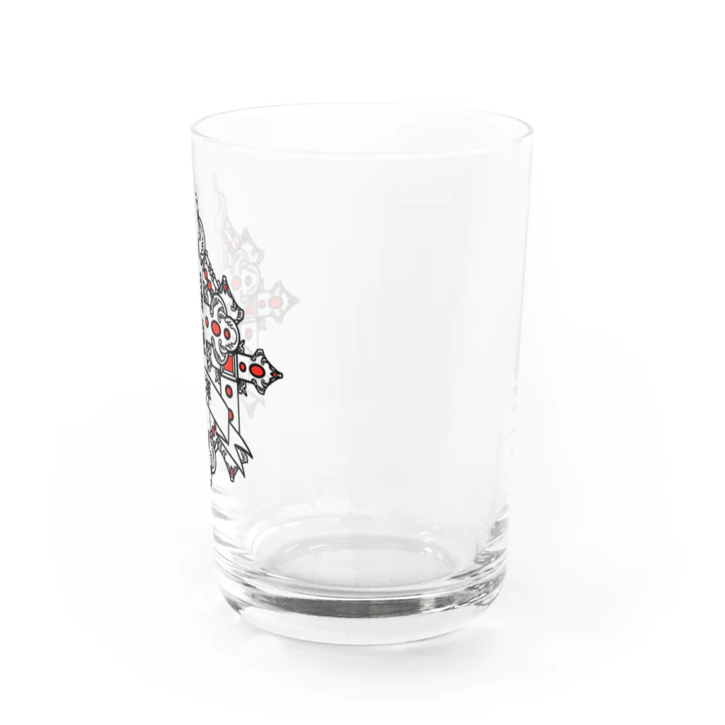 Alba spinaの偶像崇拝　赤 Water Glass :right